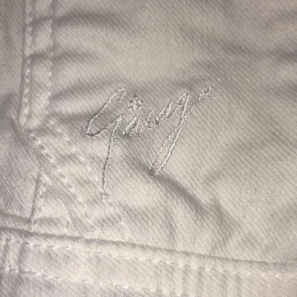 Y2K Garage Jean Jacket, White, Lightweight - Picture 6 of 15